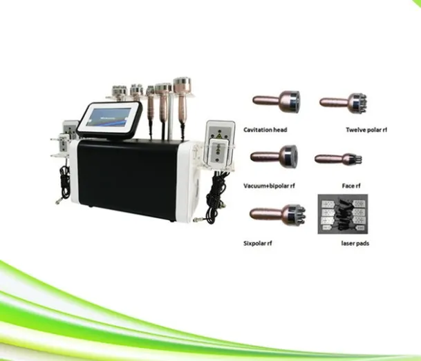Spa 6 en 1 graisse cavitation machine corps minceur liposuccion laser lifting rf cavitation machine