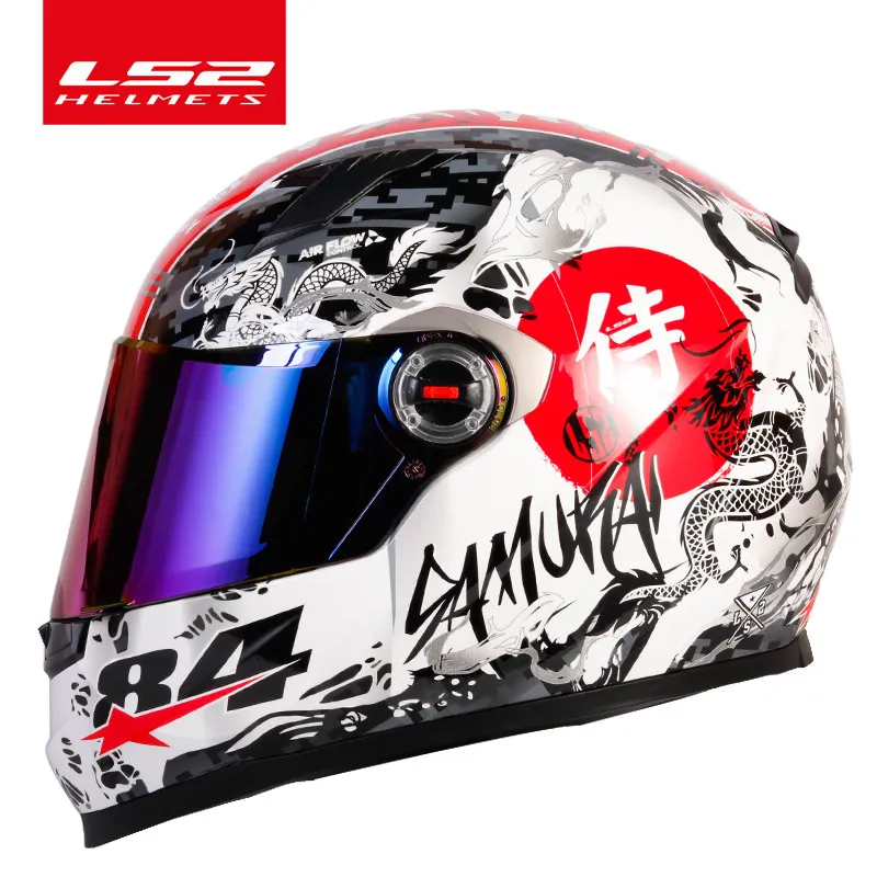 LS2 Clown Casque De Moto Intégral Ls2 FF358 Motocross Racing Homme Femme  Casco Moto Casque Samurai ECE Approuvé Du 119,69 €