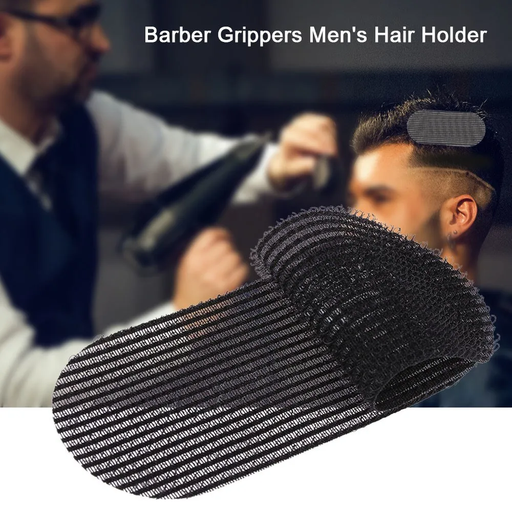 Set Of 2 Black Hair Styles Men Grippers For Trimming, Styling, And