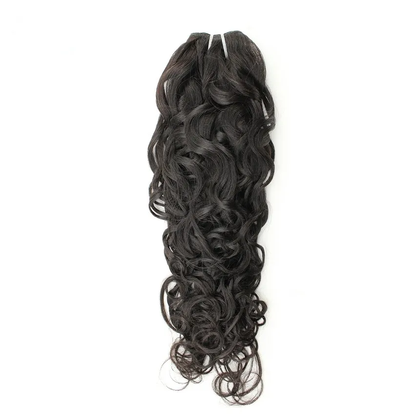 BeautyStarQuality Wet And Wavy Brazilian Virgin Human Hair Bundles Peruvian Water Wave Natural Curly Hair Extensions