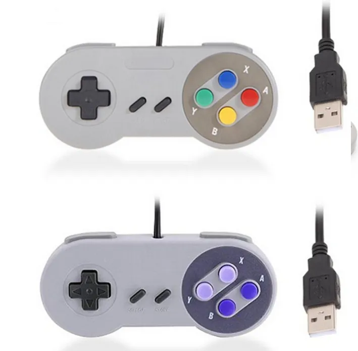 HOTsnes Classic USB Controller PC Controllers Gamepad Joypad Joystick Replacement for Super Nintendo SF for SNES NES Tablet PC LaWindows MAC