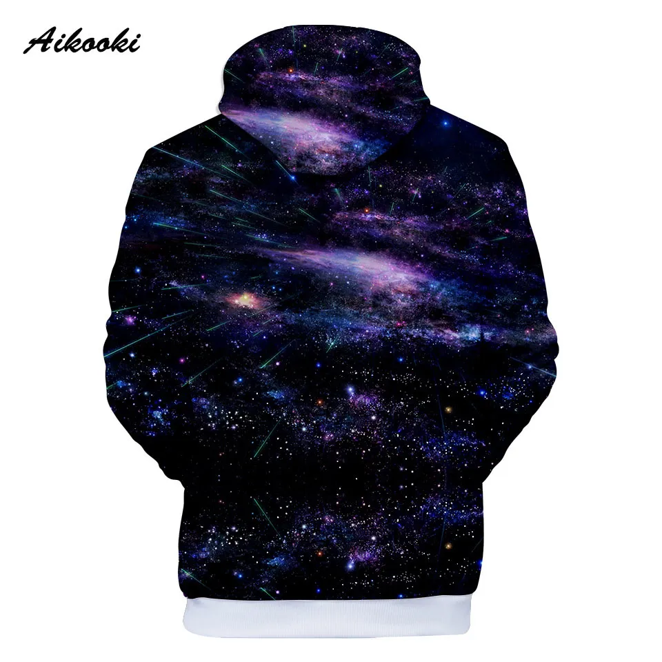 yundongku Men's 3D Pants Print Purple Galaxy Space Jumpers Men