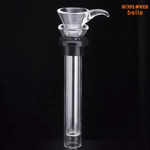Glass Slide Male/Female Set with Grommets Funnel Tube Downstem fit Glass Bong Water Pipe Oil Dab 737