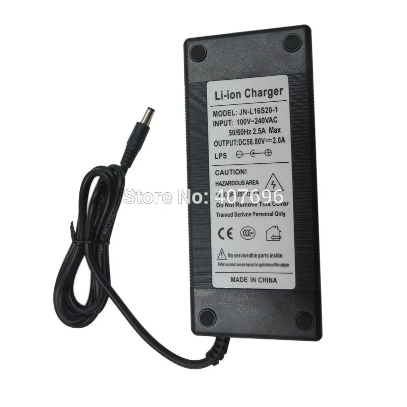 52V Lithium 9v Battery Charger Output 58.8V 2A Charger Use For 14S 51.8V  52V Ebike Battery 58.8V Charger From Liuzedongmmmm, $32.36