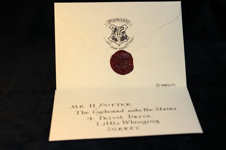 2019 Harry Potter Poudlard Entrée Lettre Enveloppe Enveloppe Harry