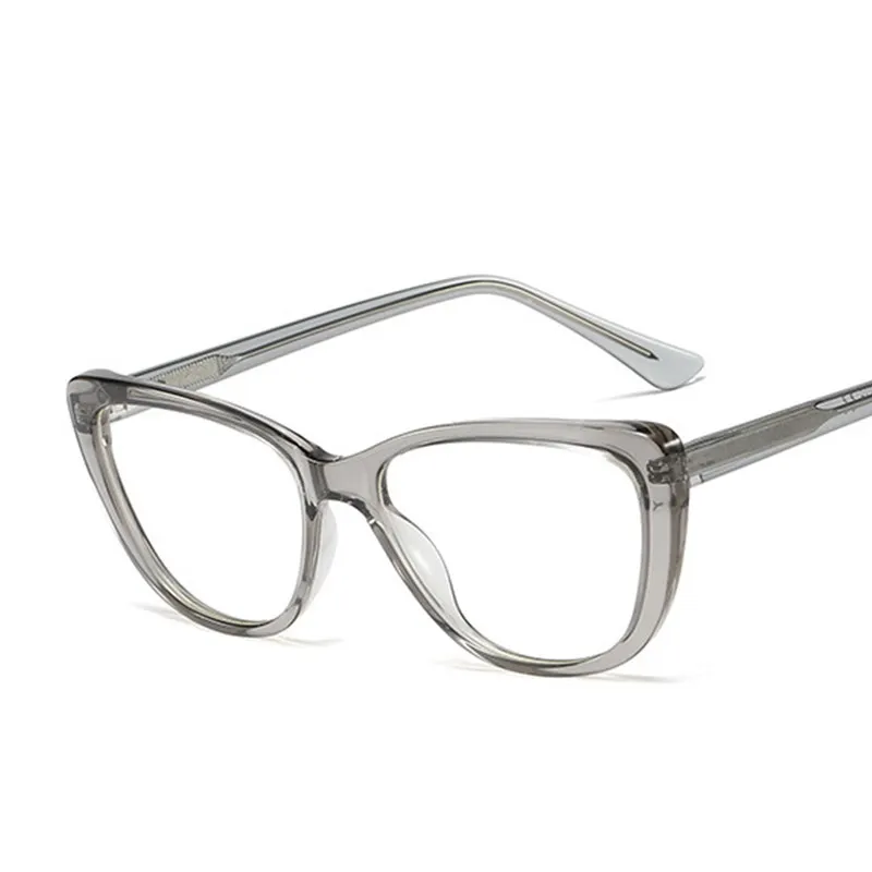 Óculos De Moda Transparente Moldura De Mulher Sem Grau Óculos De Cat Óculos  Quadro Lente Clara Lente TR90 Homens Ópticos De $127,93