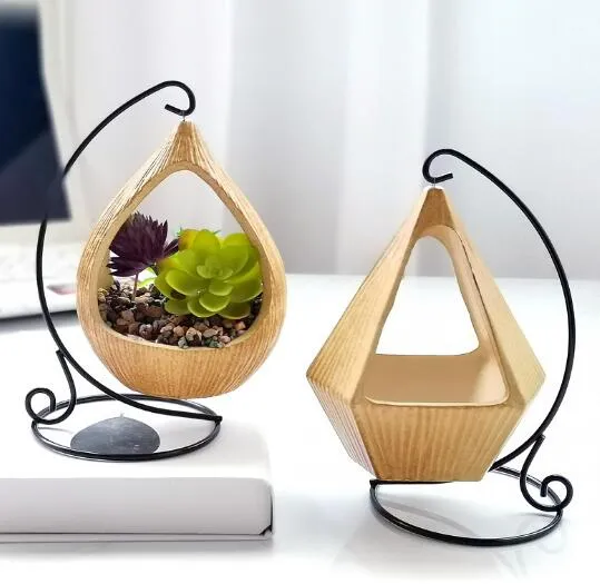 Creative Nordic simulation succulent combination plant potted living room artificial flowers and green plants decoration bonsai pendant hang