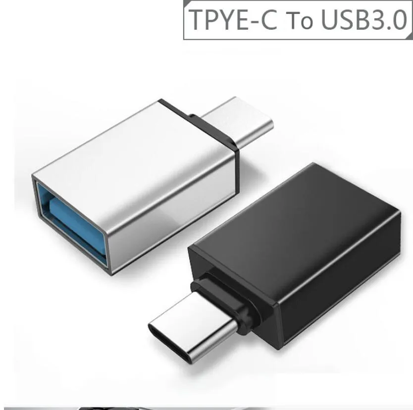 Typ c OTG-adaptrar hane till usb 3.1 hona adapterkonverterare OTGS-funktion för Samsung smartphone