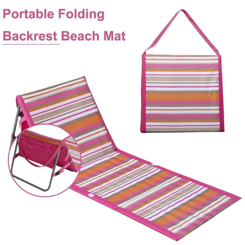 Coussinets Extérieurs 2023 Portable Plage Tapis De Sol Chaise Étanche  Dossier Pliant Chaise Longue Pour Camping En Plein Air Du 42,3 €