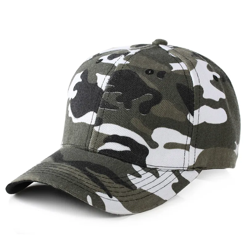 Boné de beisebol famoso Neve Camo Marca Men Tactical Cap Camuflagem Snapback Hat For Men alta qualidade óssea Masculino Dad bonés