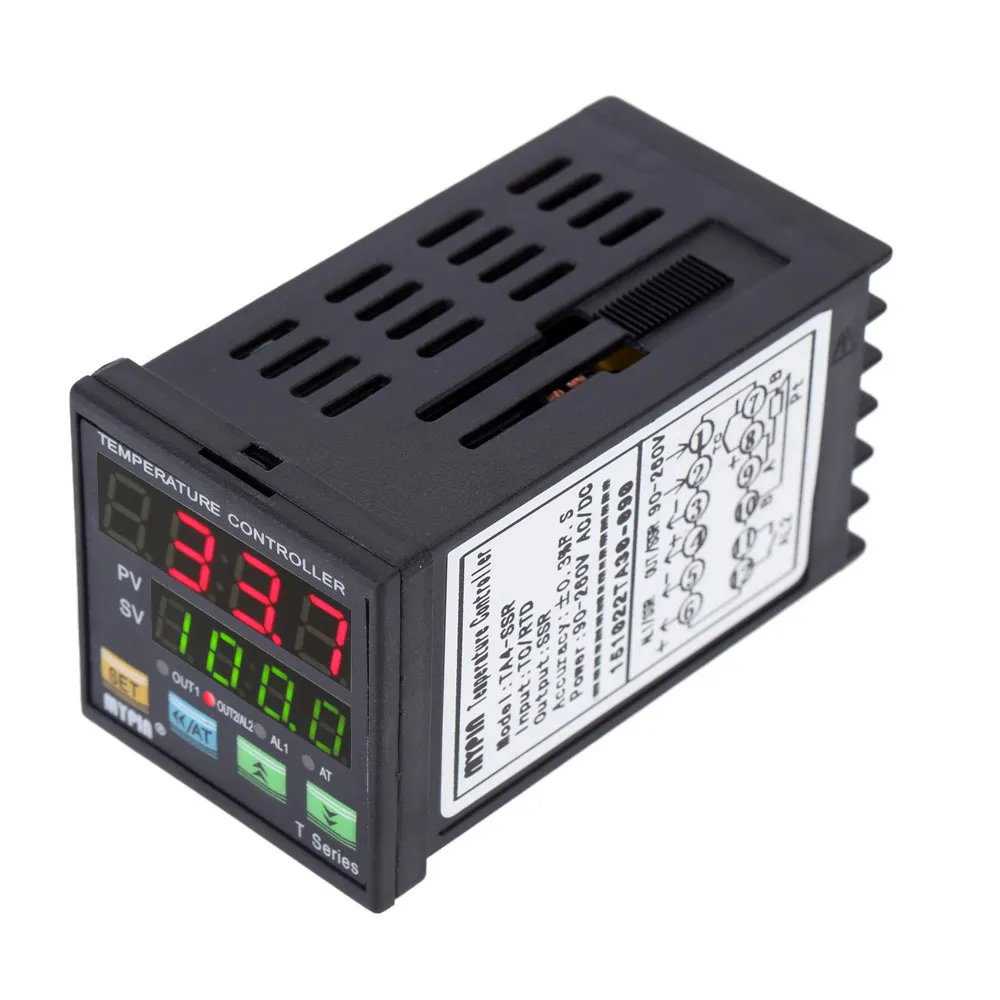 Freeshipping Dijital Programlanabilir PID Sıcaklık Kontrol LED Termometre SSR TC / RTD + 24 V-380 V 25A SSR-25 DA Katı Hal Röle Modülü