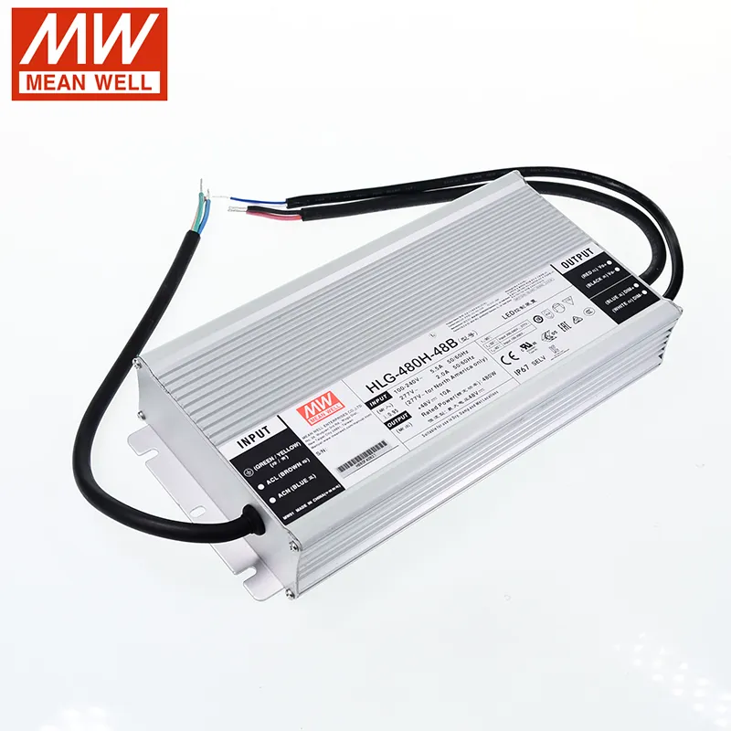 Dimmable Meanwell 480w LED Driver HLG-480H-48B 10A power supply for QB288 boards