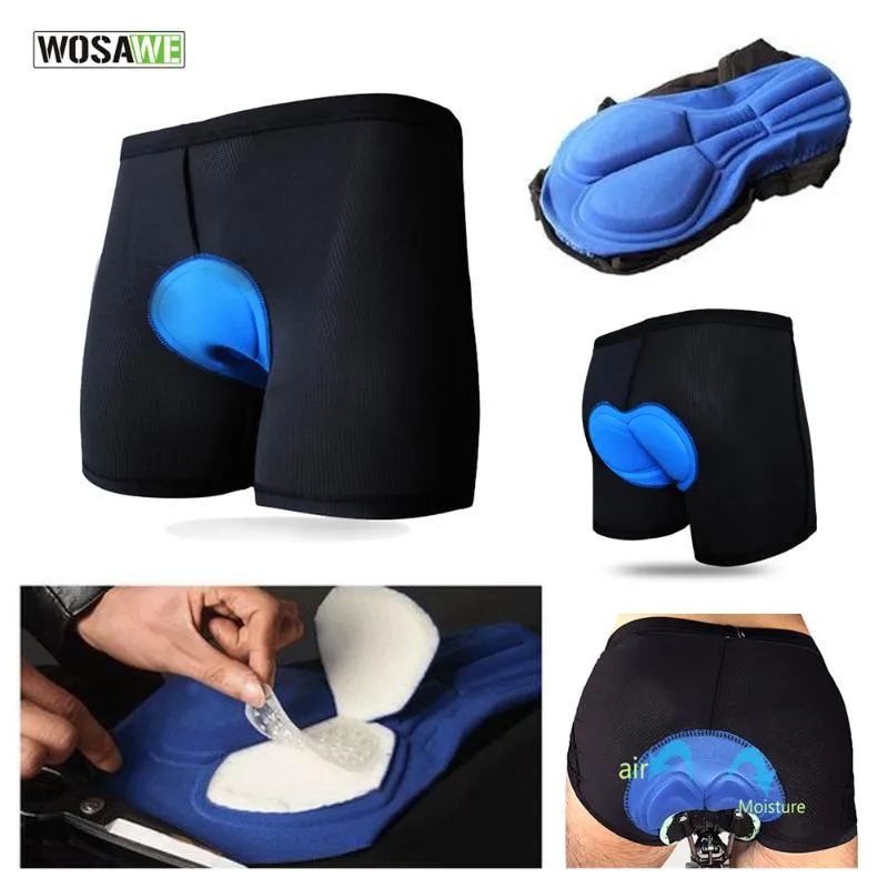 WOSAWE Mens Breathable Gel Padded Shorts For Biking With 3D Silicon Padding  Bermuda Underwear For Riding And Biking 277d From Qjcpbs, $17.54
