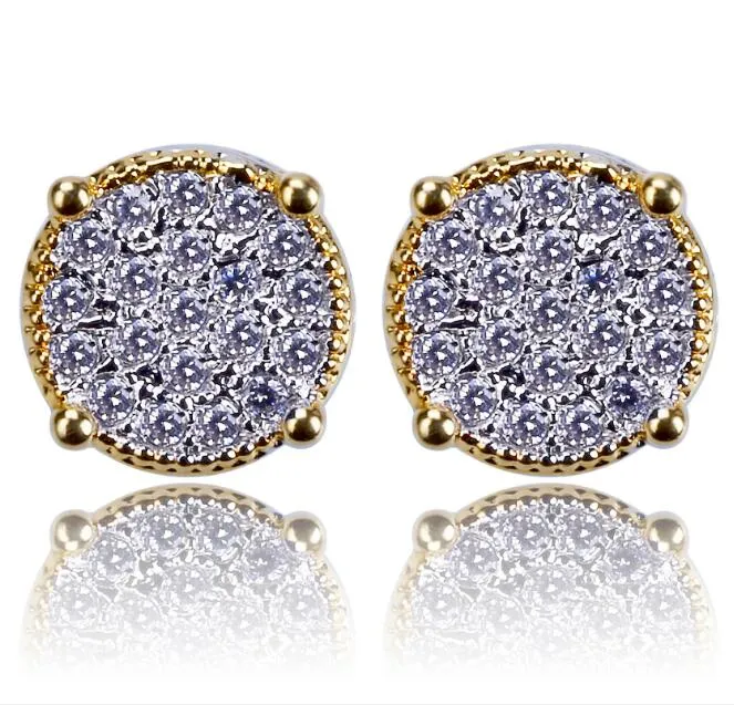 Boucles D'oreilles à Goujons En Zirconium Cube - Argent 925, Pierres Blanches, Style Minimaliste Et Brillant