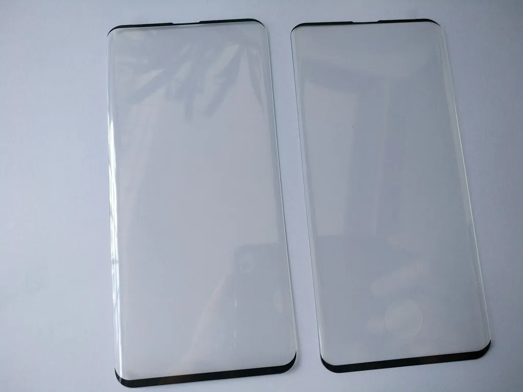 Край клей 3D изогнутый закаленное стекло протектор экрана для Samsung Galaxy S10 S10 5G S10 плюс нет розничной упаковке