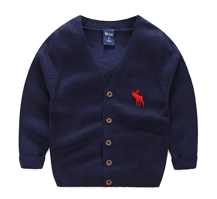 Baby Fashion sweater kids Cardigan Boys Girls Children Knit Sweaters spring Outerwear sweater Baby Clothes 2-7years