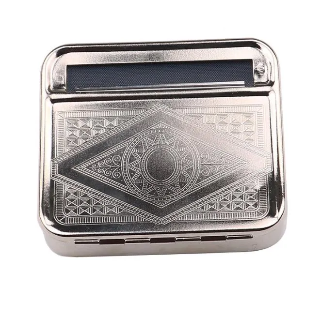 70mm cigarette case 70MM Silver Platinum Cigarette Box Delicate Portable... From Dbg232323,  $3.05
