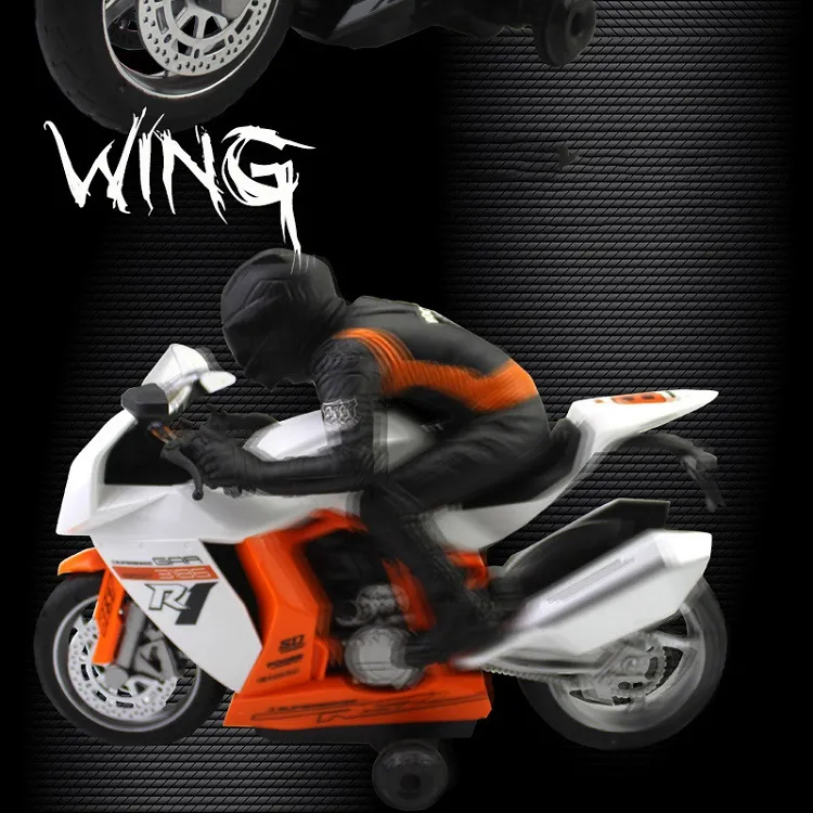 New Kids Remote Control Car Motorcycle With Light Music Rotating Children Electric Toy One Button Start From 22 11 DHgate