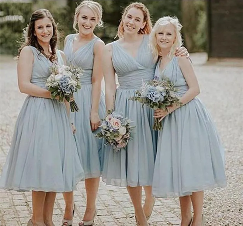 ice blue bridesmaid dresses