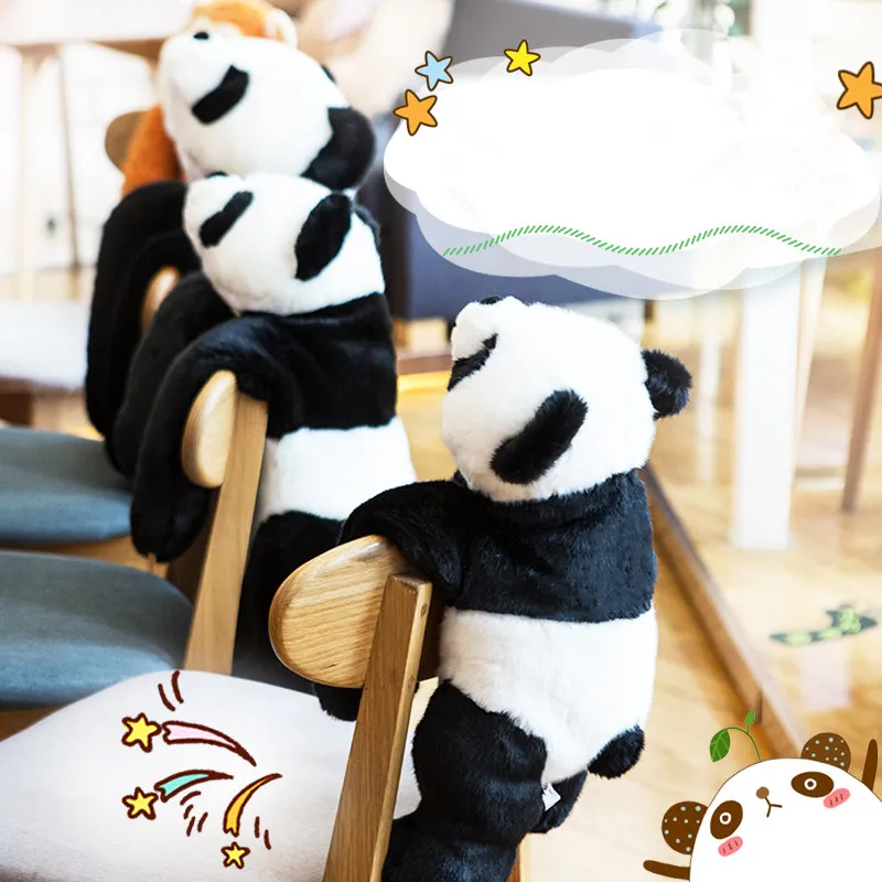 Soft And Cute 28 Inch Panda Panda Soft Toy Perfect Gift For Kids And Adults  Black And White Shoulder Bear Doll DY50576 From Dorimytrader, $42.05