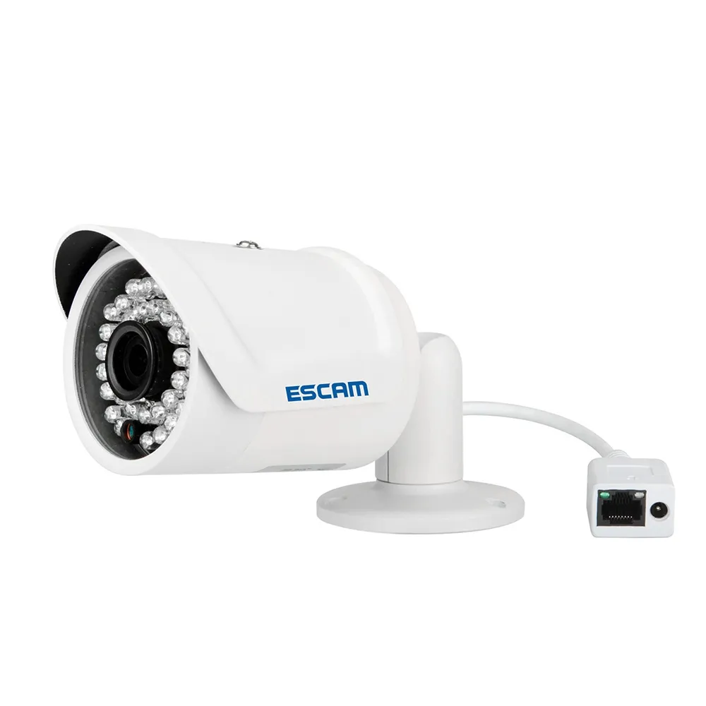 Caméra IP étanche ESCAM Fighter QD320 H.264 à encodage double flux IR 720P