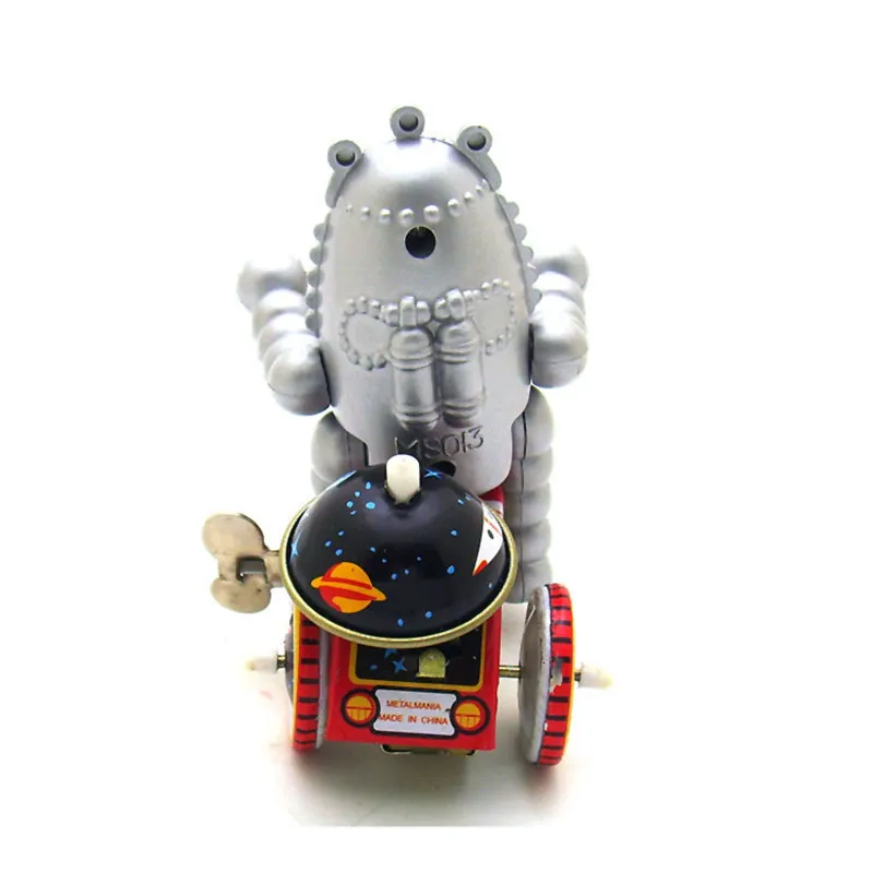 Yctze Jouet d'horlogerie Robot, Jouet en étain de Tambour Vintage pour Collection et Décoration pour Adultes, d'horlogerie Robot, à Remonter, 'horlogerie Rétro, en étain, Vintage Yctze Jouet d'horlogerie Robot, Jouet en étain de Tambour Vintage pour Collection et Décoration pour Adultes, d'horlogerie Robot, à Remonter, 'horlogerie Rétro, en étain, Vintage