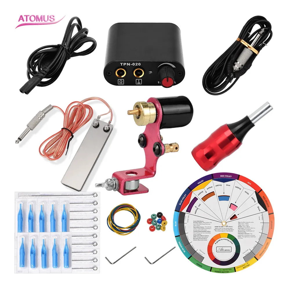 Equipment Tattoo Kit Machine Rotary Motor Complete Pen Professional