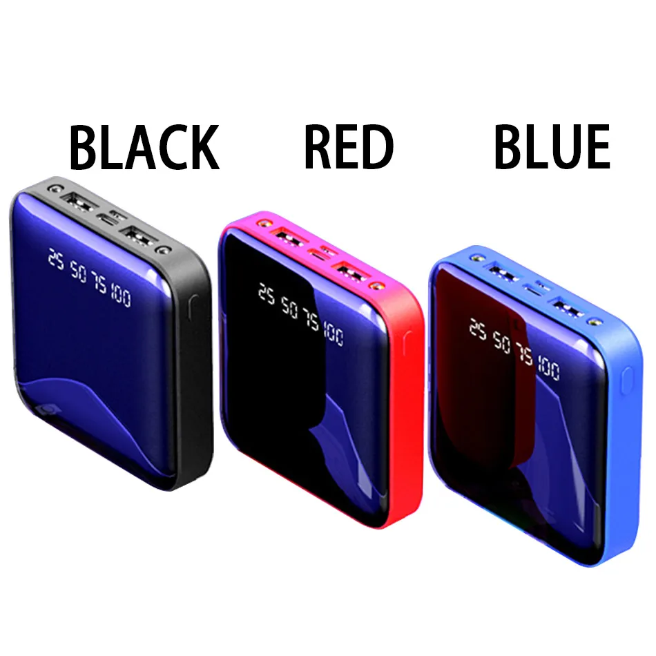 Universal Cellphone Charger: Mini Portable 27000 Mah Power Bank With 5000  &10000mAh Capacity And LED Light In Box From Superfast, $10.9