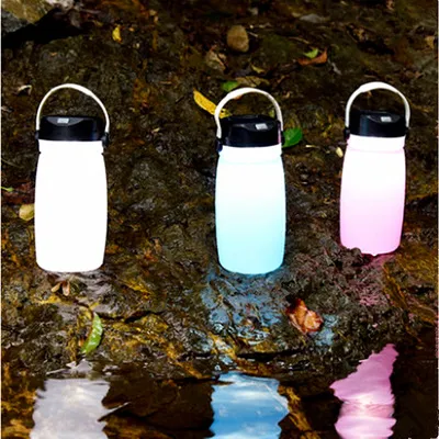 The latest solar lights rechargeable waterproof Powerbank camping outdoor lights decorate your home garden led lights can be used as water c