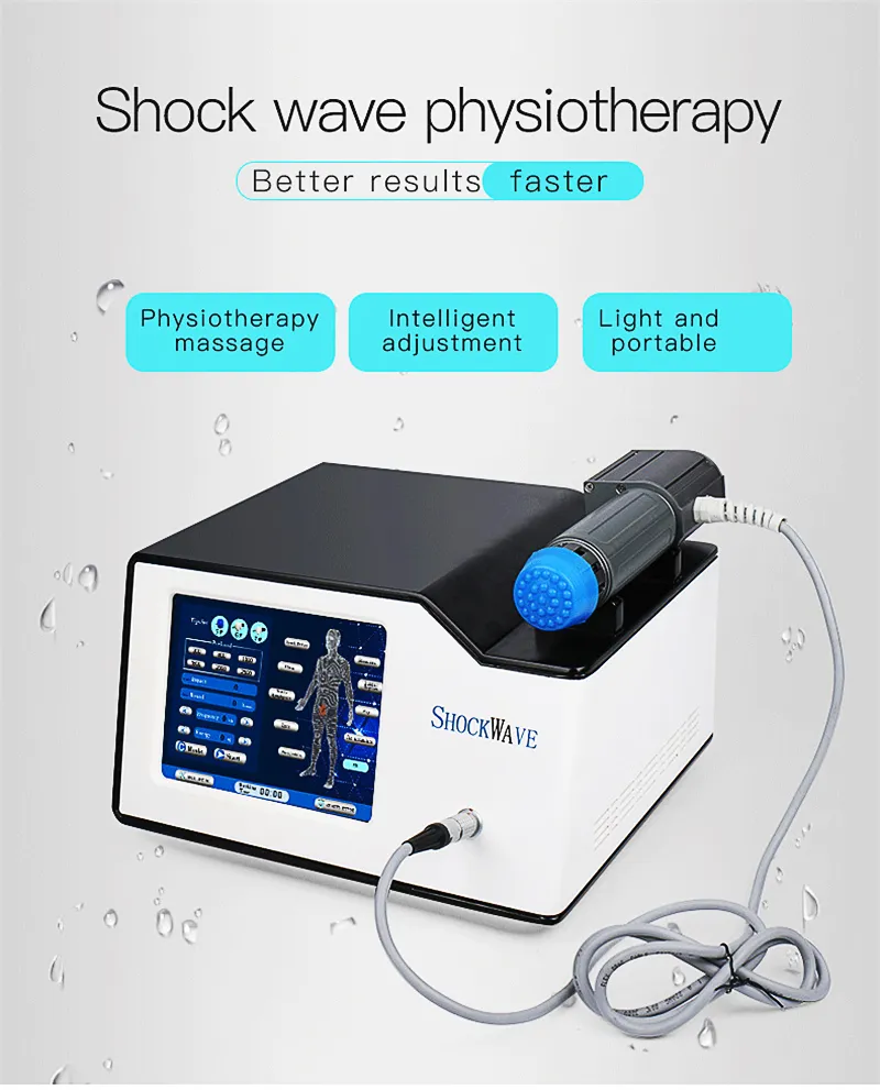 Portátil eficaz acústico da onda acústica Zimmer Shockwave Shockwave Máquina de terapia função remoção de dor para disfunção erétil / tratamentos de ed