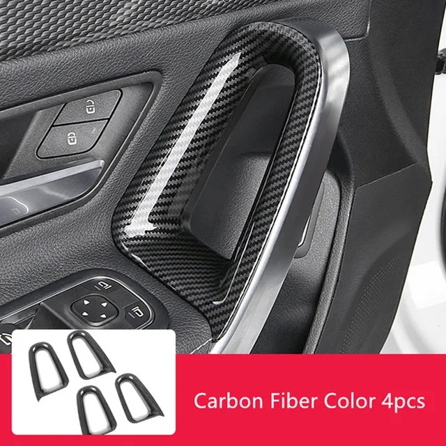 Carbon fiber auto türgriff trim schüssel dekoration für mercedes