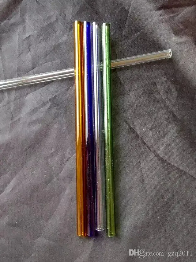 New color straw , Wholesale Glass Bongs Accessories, Glass Water Pipe Smoking, Free Shipping