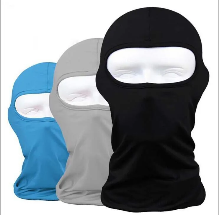 Summer Breathable CS Full Face Mask Motorcycle Helmet Mouth Cover Outdoor Biking Ski Eye Open Protective Headgear Sun-protection