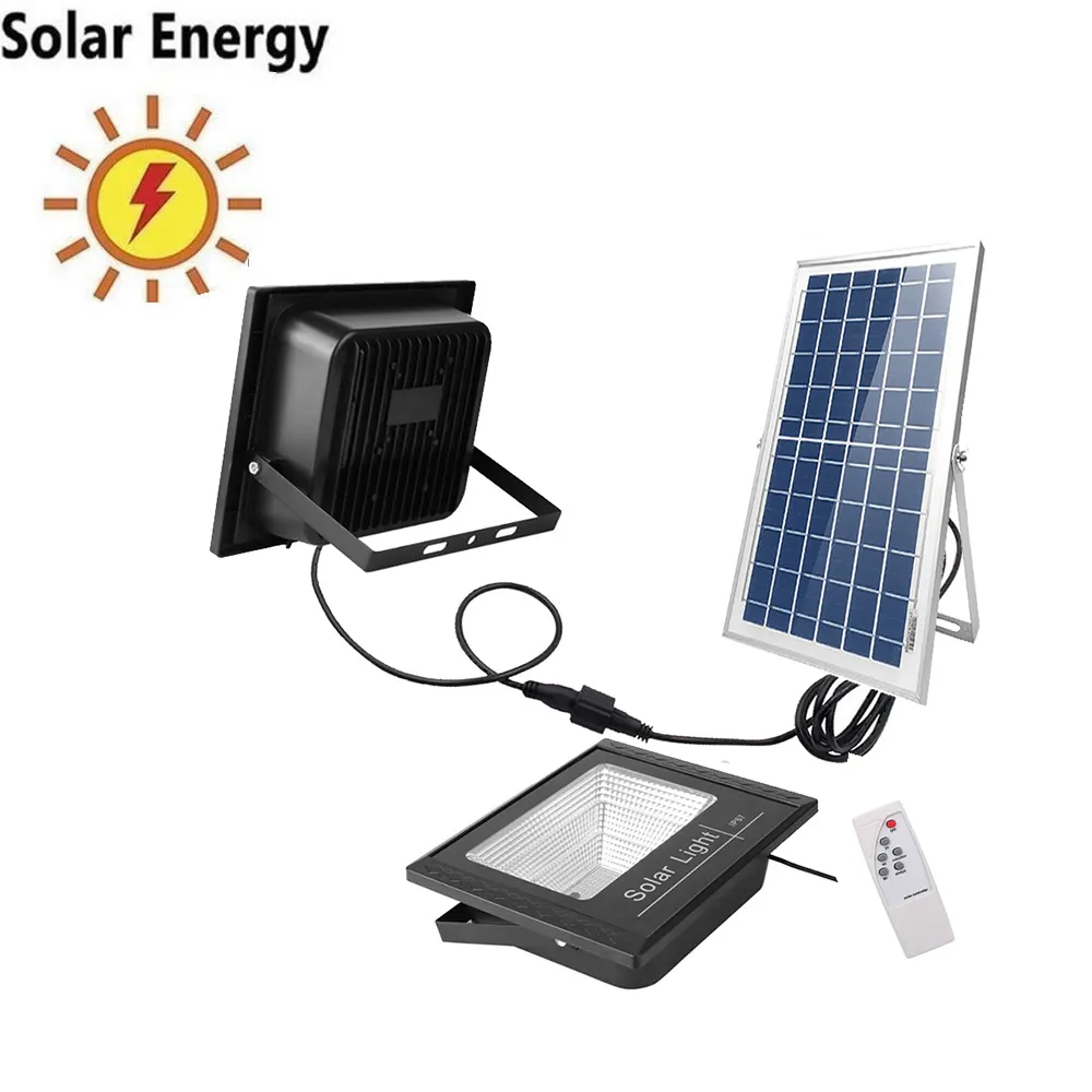 Solaire Énergie Solaire Réverbère Extérieur Jardin lumière applique Étanche Économie D'énergie Yard Path Home Garde panneau divisé sécurité intérieure à la maison