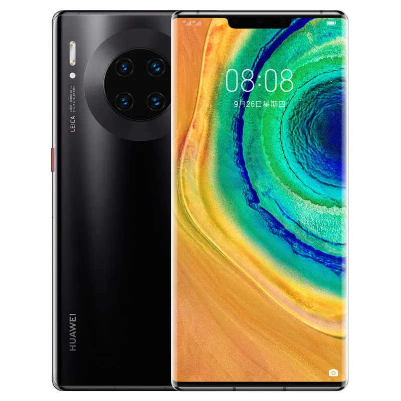 Original Huawei Mate 30 Pro 4G LTE Cell Phone 8GB RAM 128GB 256GB ROM Kirin 990 Octa Core 40MP AI AR OTG NFC Android 6.53" Full Screen Fingerprint ID Face Smart Mobile Phone