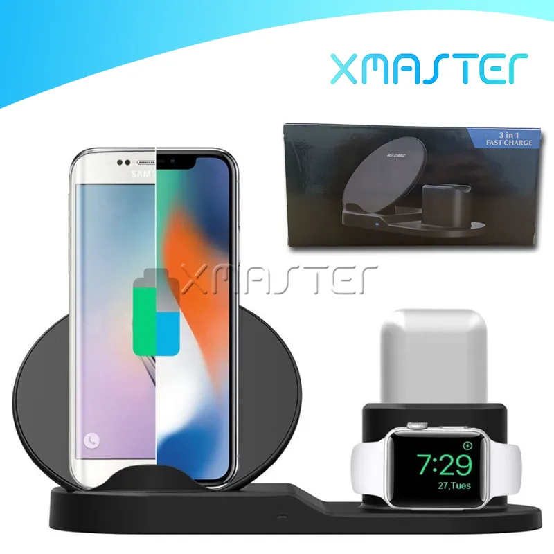 For Iphone Wireless Charging Stand Fast Charger 3 In 1 N30 5V 2A