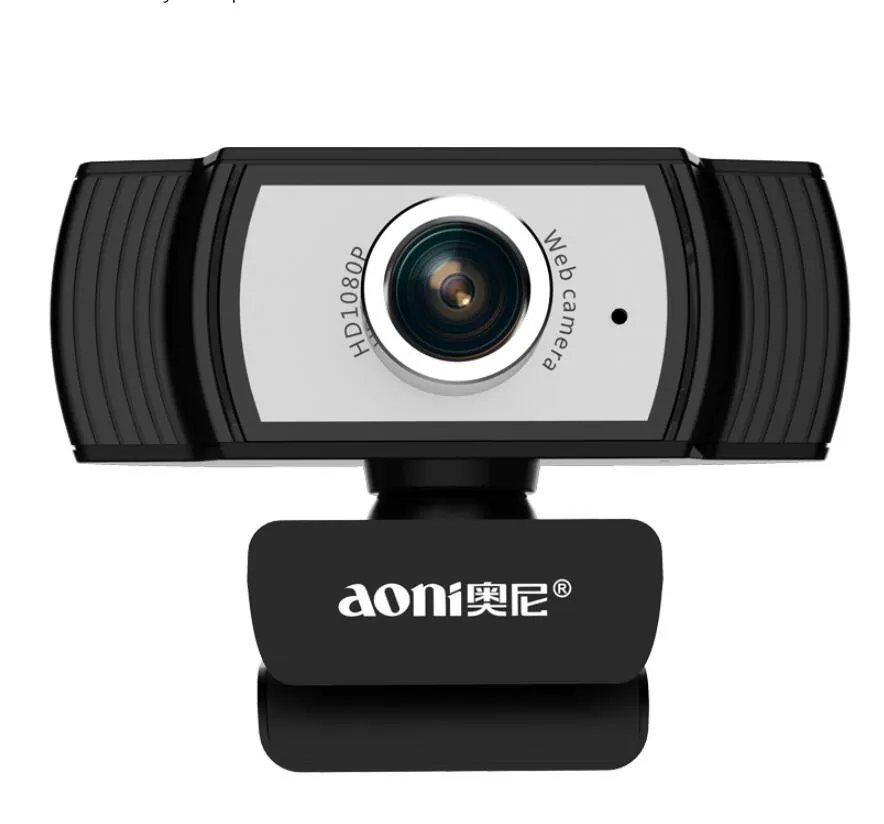 Aoni A30 A31 C33 Webcam 1080p, HD Webcam 1920x1080 Wbudowany mikrofon Auto Focus High-End Video Call Aparat komputerowy do komputera laptopa