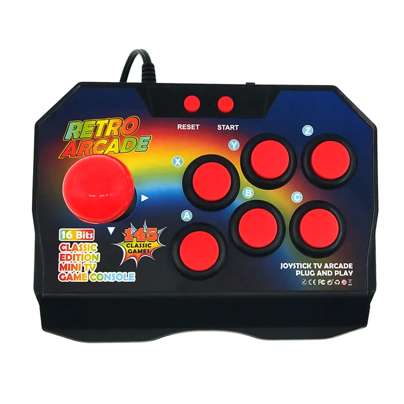 145 Games Retro Mini TV Game Console with AV Output Classic Edition Joystick Video Screen Output