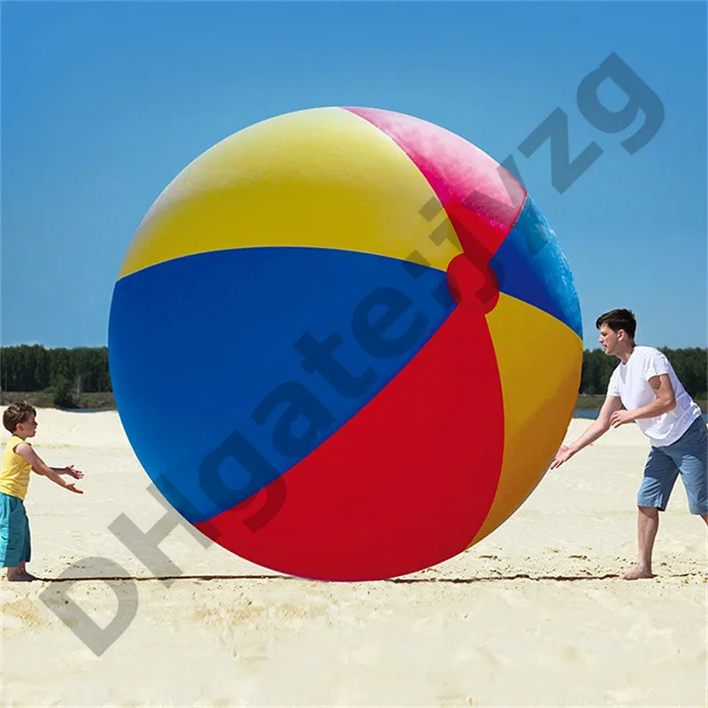 الرمال تلعب المياه متعة 200 سنتيمتر / 80 بوصة نفخ بركة اللعب الكرة المياه الصيف الرياضة لعبة بالون في الهواء الطلق