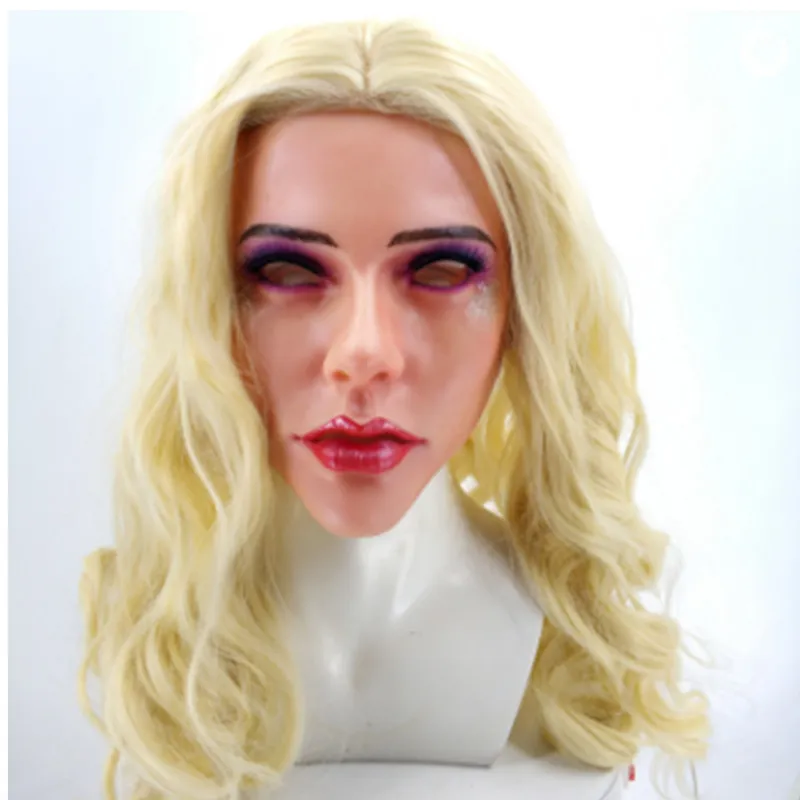 female silicone crossdresser mask-May mask