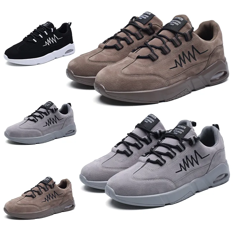 Kvinnor skor kuddar designer män trippel svart vit brun läder plafor casual skor sport sneakers hemlagad märke tillverkat i porslin611 cha611