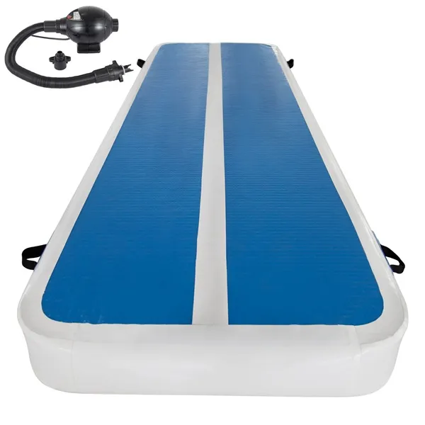 Inflatable Airtrack Gym Mat For Home, Beach, Park, And Water Tumble Track  With Water Tank With Pump And From Vanoinflatable, $273.35
