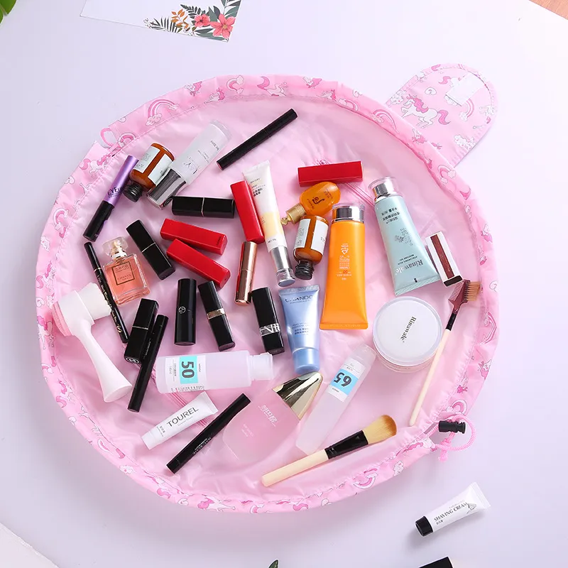 cosmetic organizer magic drawstring makeup bag