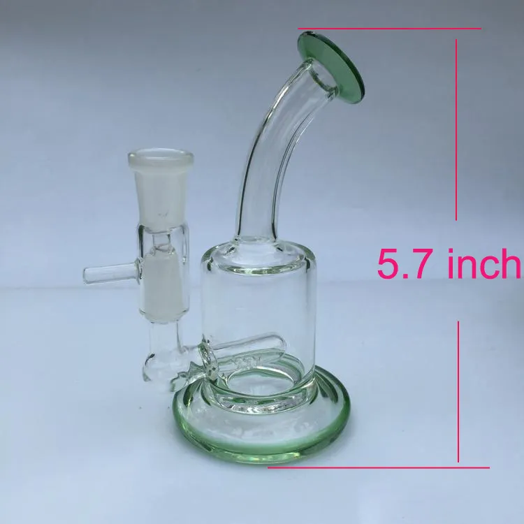 Honeycomb Tillverkning Glas Vattenrör 5,7 tum Bägare Bongs Vattenrör Olje Riggar Percolator Glass Bubbler Gratis frakt