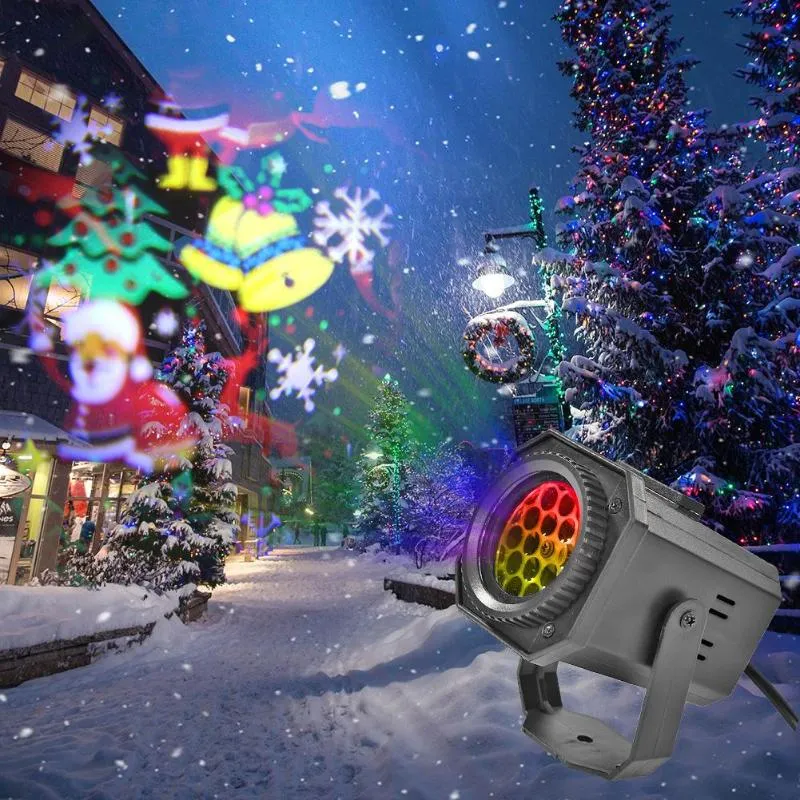 Lumière De Projecteur LED De Noël, Lampe À Changement De Carte À 4 Motifs,  Lumière Laser Rotative Colorée Pour KTV DJ Disco Vacances Du 10,3 €