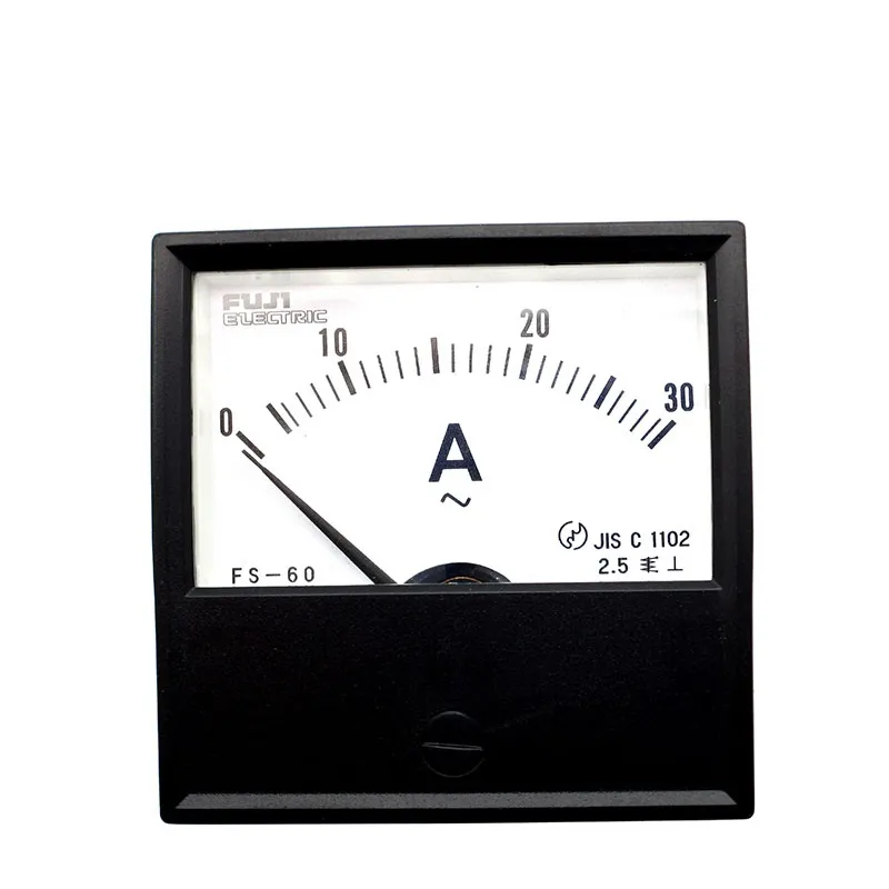 Huidige meters Japan Fuji FS-60 AC Ammeter 30A Pointer Mechanische kopinstrumentaccessoires