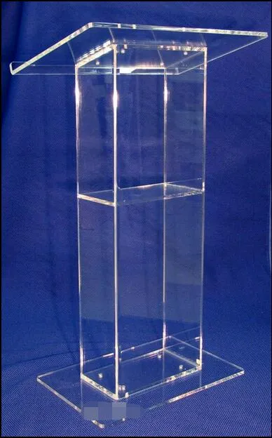Pupitre acrylique clair chaire acrylique podium plexiglas chaire d'église  chaire d'église podium en plastique