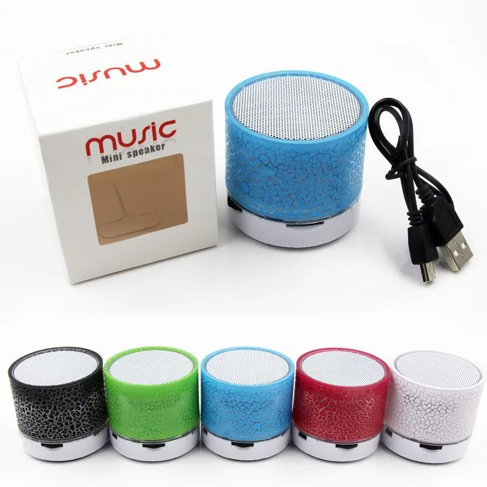 Mini Wireless Bluetooth Speaker - Portable Stereo Audio Player with Subwoofer, USB Input, Lightweight Party Speaker for Laptop