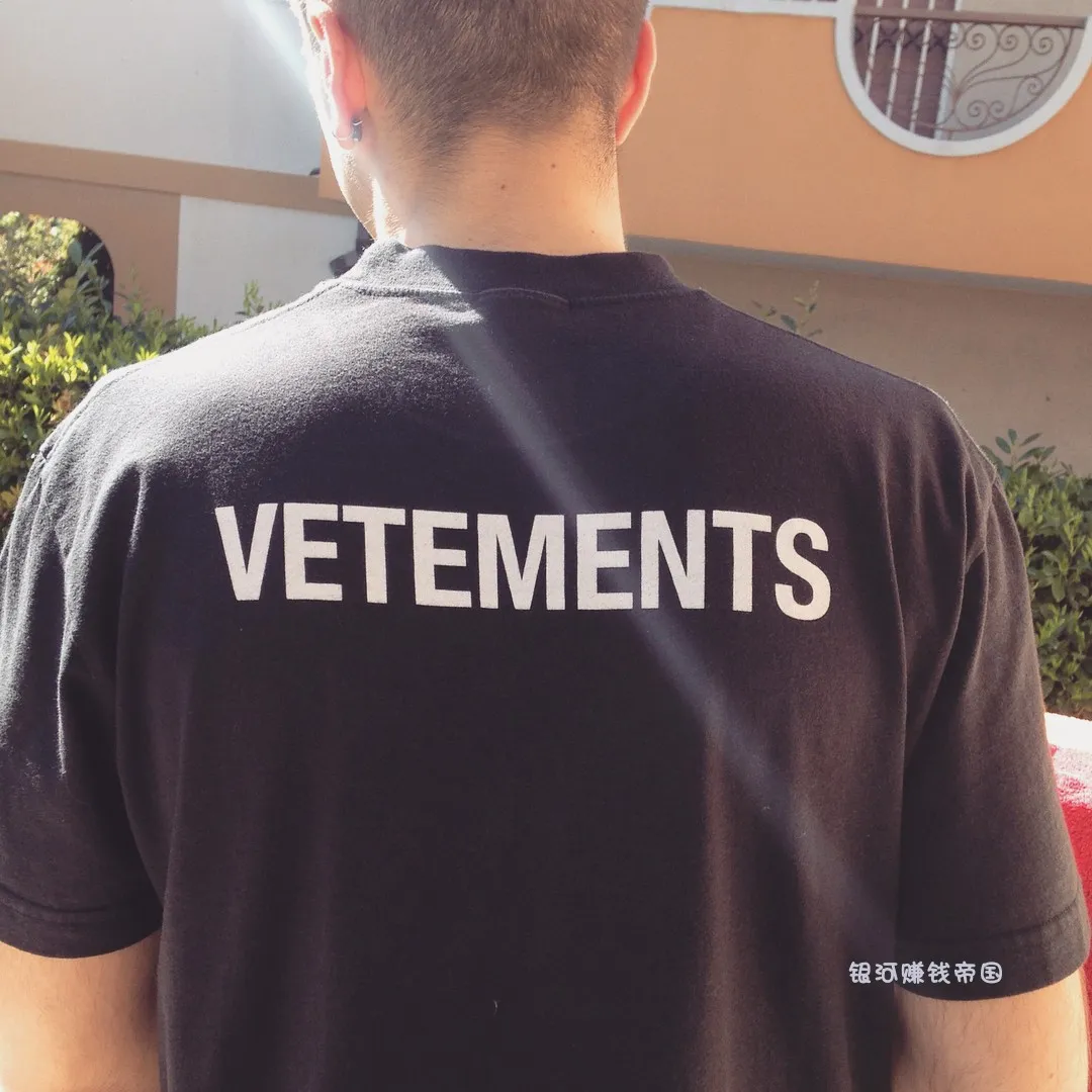 18ss Vetements Personel 3M Reflektör harfler Logo Baskılı T shirt Hiphop Streetwear Kısa Kollu Erkekler Pamuk Tişörtlü