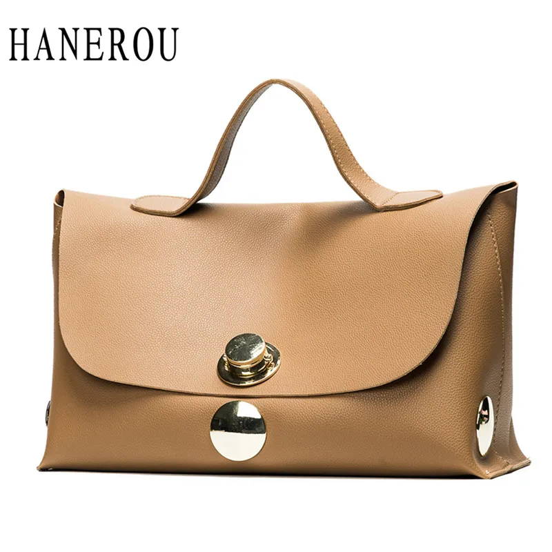 Designer- Fashion Luxury Lock Women Handbags High Quality Pu Leather Bags Handbags Women Famous Brands Big Capacity Ladies Hand Bags Sac